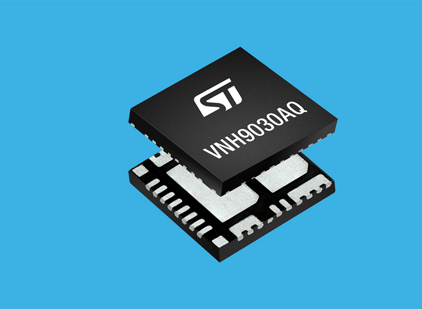 ST Introduces Integrated Full-Bridge DC Motor Driver with Real-Time Diagnostics